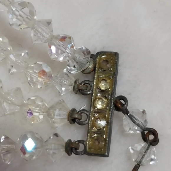 Vintage Aurora Borealis 4 Strand Necklace - Picture 7 of 11